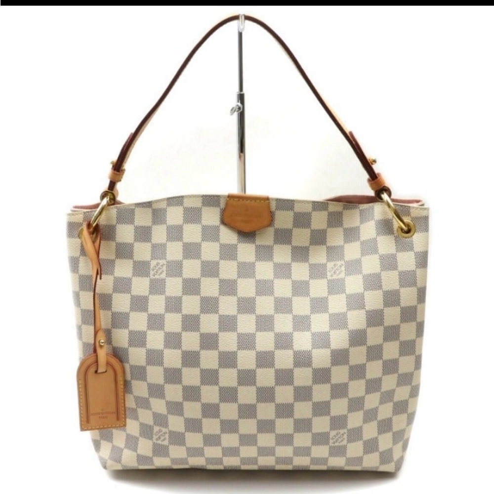 Auth Louis Vuitton Graceful Pm Cream